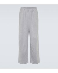 Balenciaga - Cotton Fleece Sweatpants - Lyst