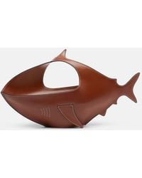 STAUD - Shark Leather Top-Handle Bag - Lyst