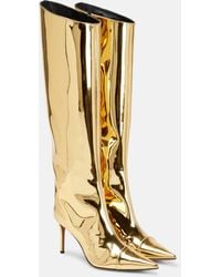 Alexandre Vauthier - Alex 85 Metallic Knee-high Boots - Lyst