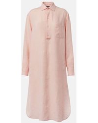 Loro Piana - Lora Linen Shirt Dress - Lyst