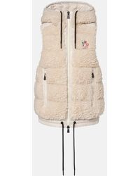 Moncler - Moncler Chaleco Efecto Peluche Acolchado, Mujer, Talla - Lyst