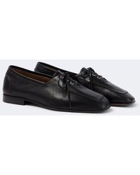 Bottega Veneta - Gino Leather Lace-Up Shoes - Lyst