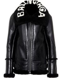 balenciaga veste cuir