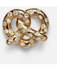 Sydney Evan - Orecchino Singolo Pretzel - Lyst