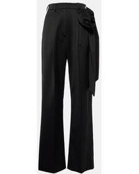 Simone Rocha - Floral-Applique Straight Pants - Lyst