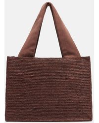 The Row - Loretta Raffia Tote Bag - Lyst