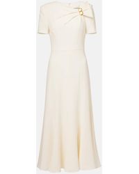 Roland Mouret - Verziertes Midikleid Aus Cady - Lyst