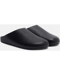 The Row - Hudson Leather Mules - Lyst