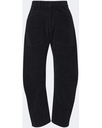 Nili Lotan - Shon Cotton-Blend Corduroy Barrel-Leg Pants - Lyst