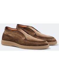 Santoni - Suede Desert Boots - Lyst