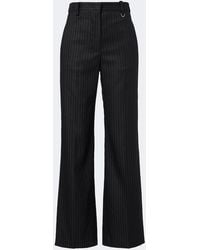 Isabel Marant - Noanda Pinstripe Wool-Blend Straight Pants - Lyst