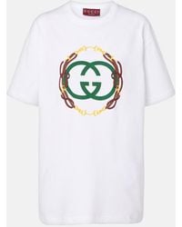 Gucci - Bridle Embroidery T-Shirt - Lyst