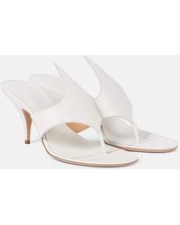 Ferragamo - Sandalen Lyrai Aus Leder - Lyst