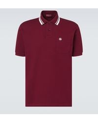 Gucci - Cotton Piquet Polo Shirt With Embroidery, Ready-To-Wear - Lyst