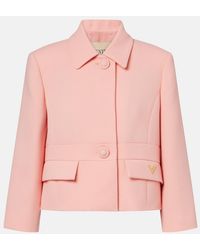 Valentino Garavani - Vgold Virgin Wool Jacket - Lyst