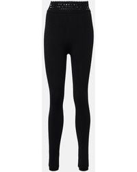 Alaïa - Vienne High-Rise Leggings - Lyst