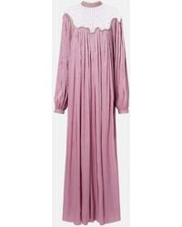 Costarellos - Elline Embellished Pleated Gown - Lyst