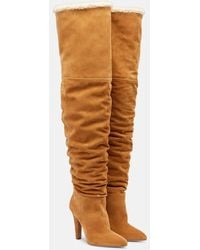 Paris Texas - Elsa 100 Suede Over-The-Knee Boots - Lyst