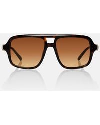 Gucci - Aviator-Sonnenbrille Horsebit - Lyst
