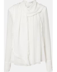 Dorothee Schumacher - Sheer Twist Georgette Blouse - Lyst