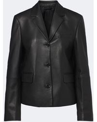 TOTEME - Leather Blazer - Lyst