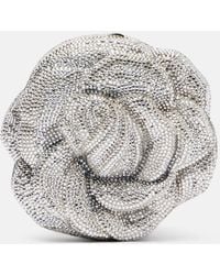 Judith Leiber - Rose Desiree Small Embellished Clutch - Lyst