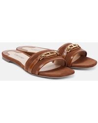 Tom Ford - Whitney Stadium T Leather Slides - Lyst