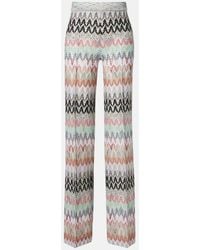 Missoni - Zigzag Lame Straight Pants - Lyst
