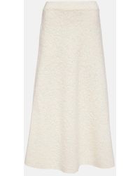 Gabriela Hearst - Pablo Wool And Silk Boucle Midi Skirt - Lyst