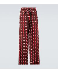 Wales Bonner - X Lubaina Himid Checked Pants - Lyst