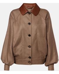 Loro Piana - Kiefer Cashmere And Silk Bomber Jacket - Lyst