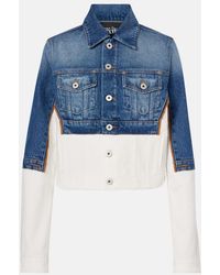 Jean Paul Gaultier - Petit Grand Paneled Denim Jacket - Lyst