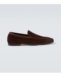 John Lobb - Tyne Suede Loafers - Lyst
