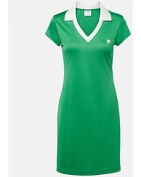 Courreges - Vestido Polo De Jersey - Lyst