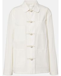 The Row - Behati Cotton Poplin Jacket - Lyst