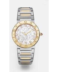 BVLGARI - Uhr Mit 18Kt Gelbgold, Diamanten Und Rubellit - Lyst