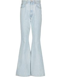 SLVRLAKE Denim High-Rise Flared Jeans Indiana - Blau
