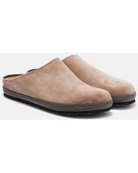 Brunello Cucinelli - Monili Suede Clogs - Lyst