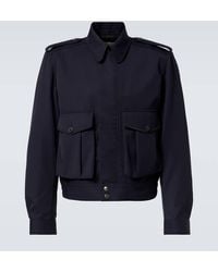 Dries Van Noten - Wool Gabardine Jacket - Lyst