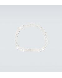 Gucci - Tag Gourmette Chain Bracelet - Lyst