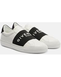 Givenchy - Urban Street Logo Leather Slip-On Sneakers - Lyst