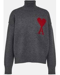 Ami Paris - Ami De Coeur Sweater - Lyst