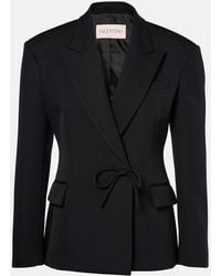 Valentino - Blazer Aus Schurwolle - Lyst