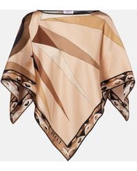 PUCCI - Cape Hawai En Satin De Soie - Lyst