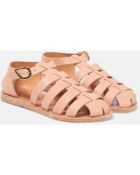 Ancient Greek Sandals - Homeria Leather Fisherman Sandals - Lyst