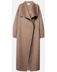 Frankie Shop - Leroy Wool-Blend Wrap Coat - Lyst