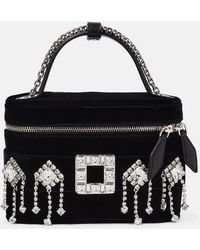 Roger Vivier - Borsa a tracolla Vanity Small in velluto - Lyst
