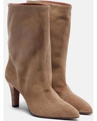 Paris Texas - Elsa 75 Suede Ankle Boots - Lyst