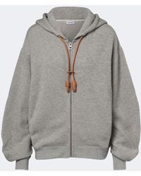Loewe - Flamenco Cotton And Cashmere Hoodie - Lyst