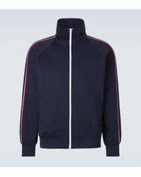 Saint Laurent - Cotton-Blend Track Jacket - Lyst